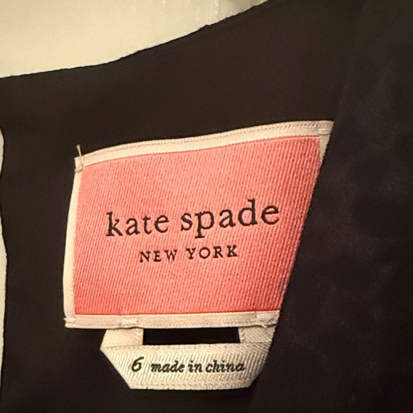 Kate Spade Elegant Black Jumpsuit with Front Tie - Picture 4 of 9